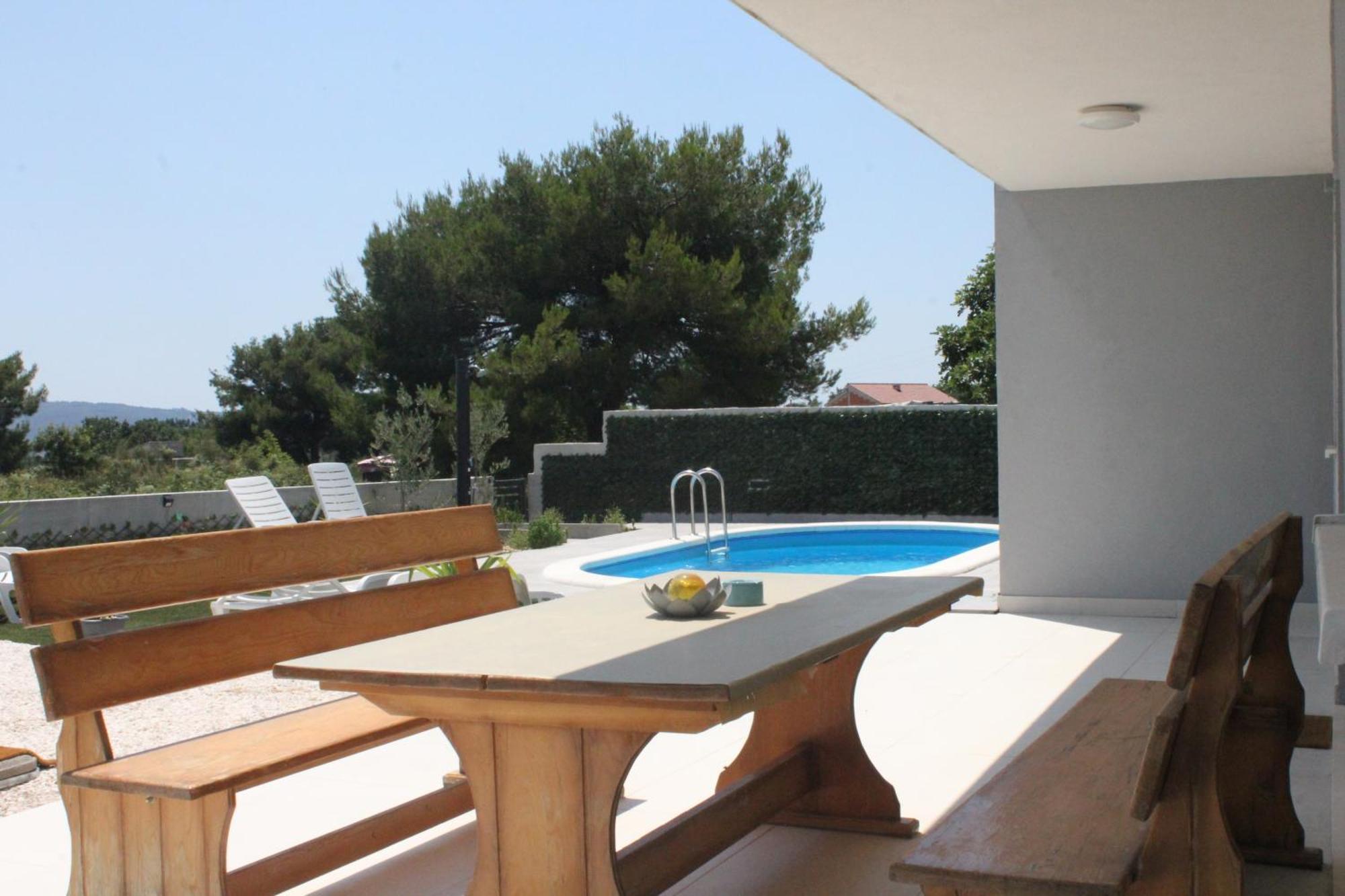 Villa Marta 3 Bedrooms, 2 Baths And Pool Kaštel Štafilić Exteriör bild